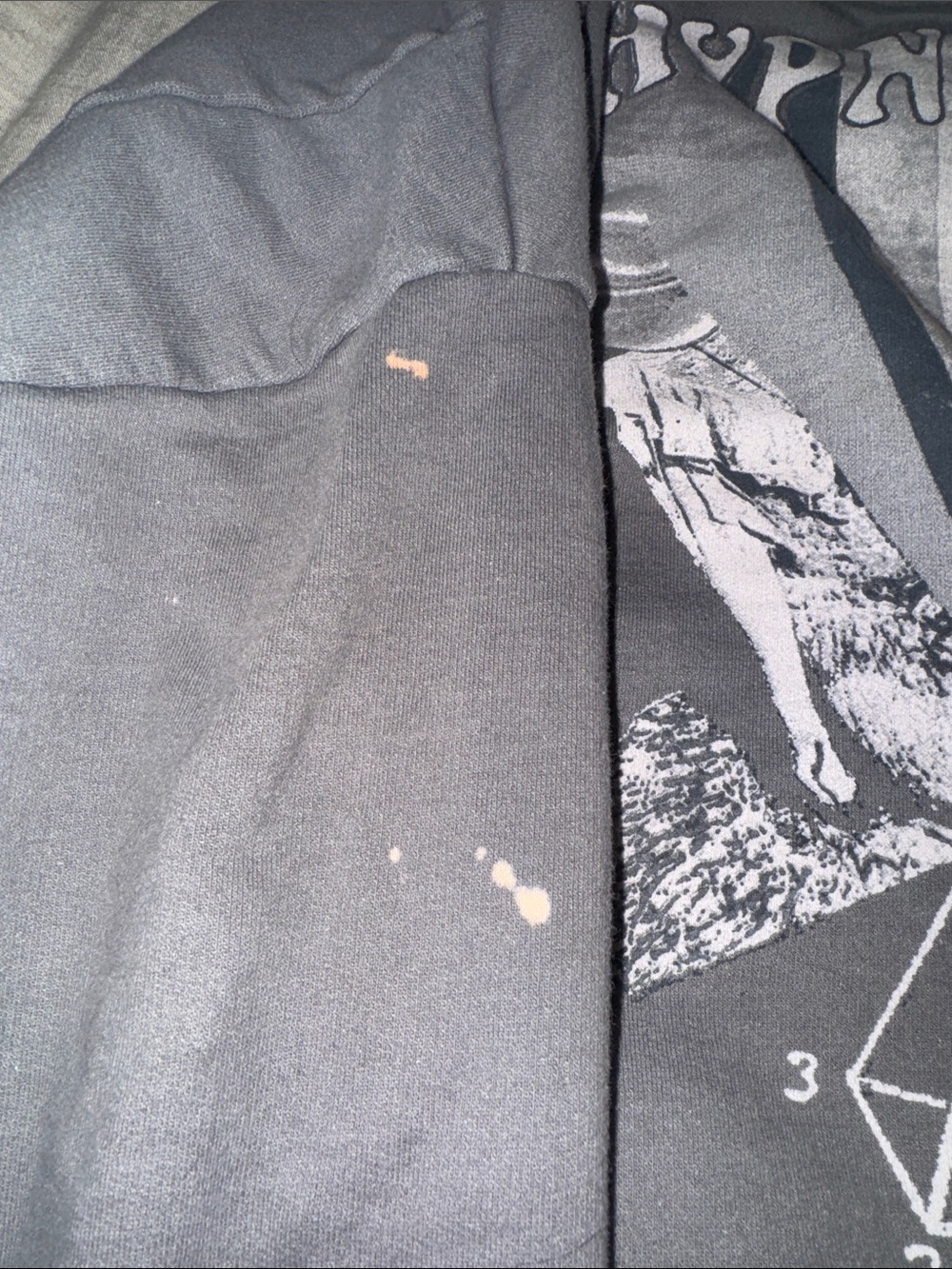 Magnolia Pearl Black Raw-Edge Graphic Top - Picture 4 of 5